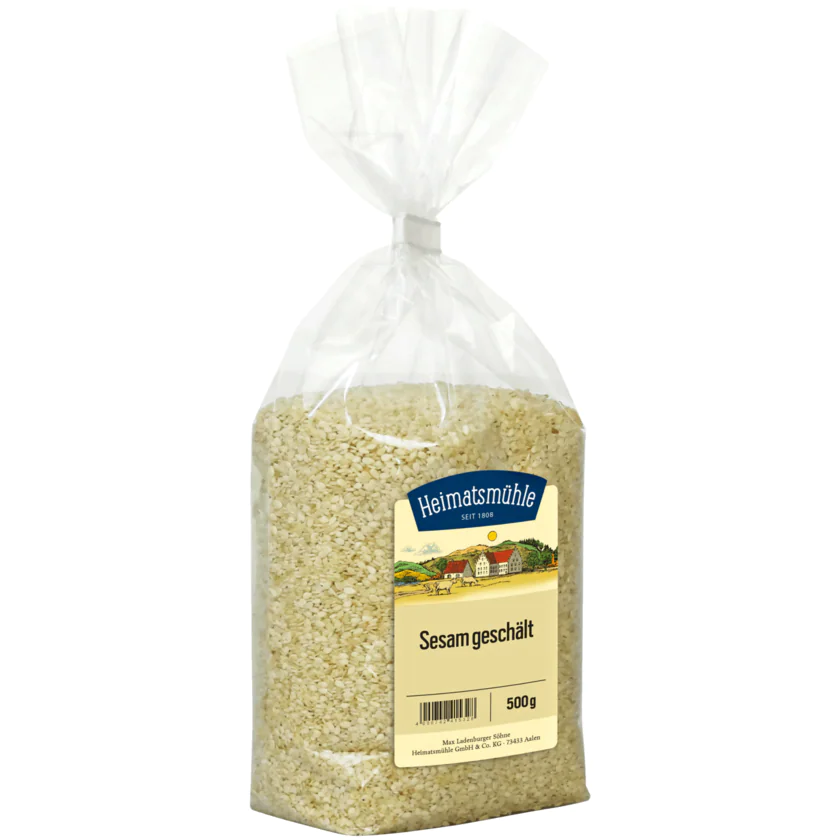 Heimatsmühle Sesam geschält 500g - 4000742686223