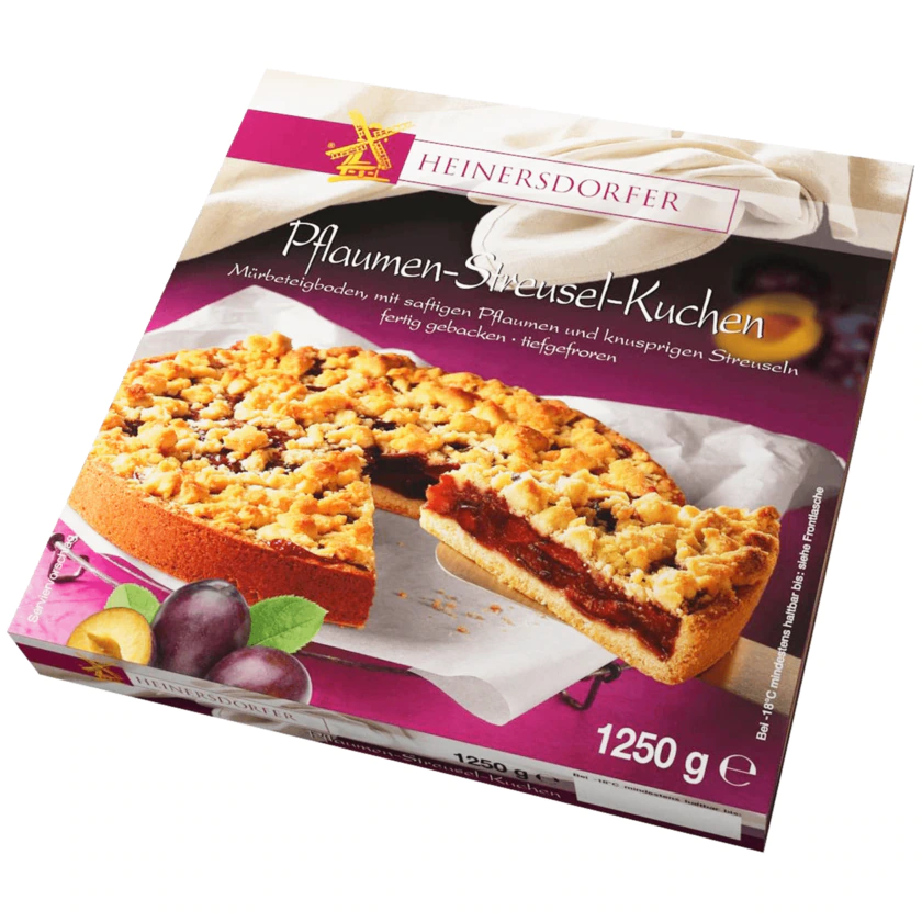 Heinersdorfer Pflaumen-Streuselkuchen 1,25kg - 4000768004490