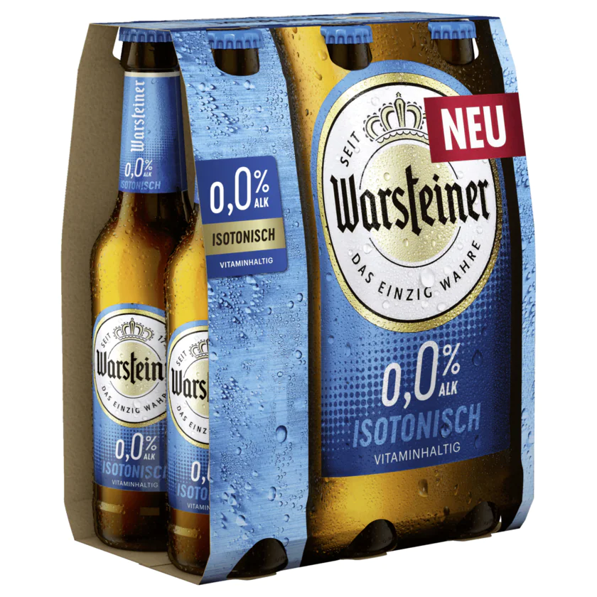Warsteiner 0,0% alkoholfrei 6x0,33l - 4000856102961