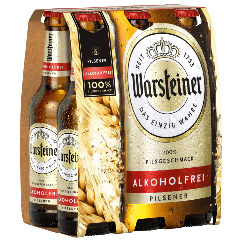 Warsteiner alkoholfrei 6x0,33l - 4000856105962
