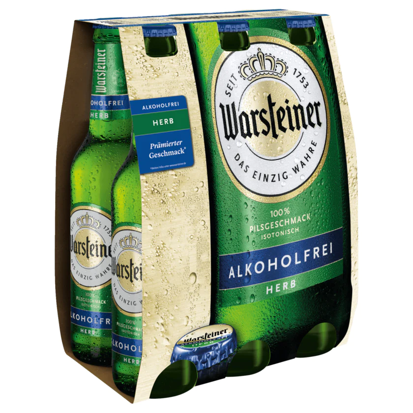 Warsteiner Herb alkoholfrei 6x0,33l - 4000856108963
