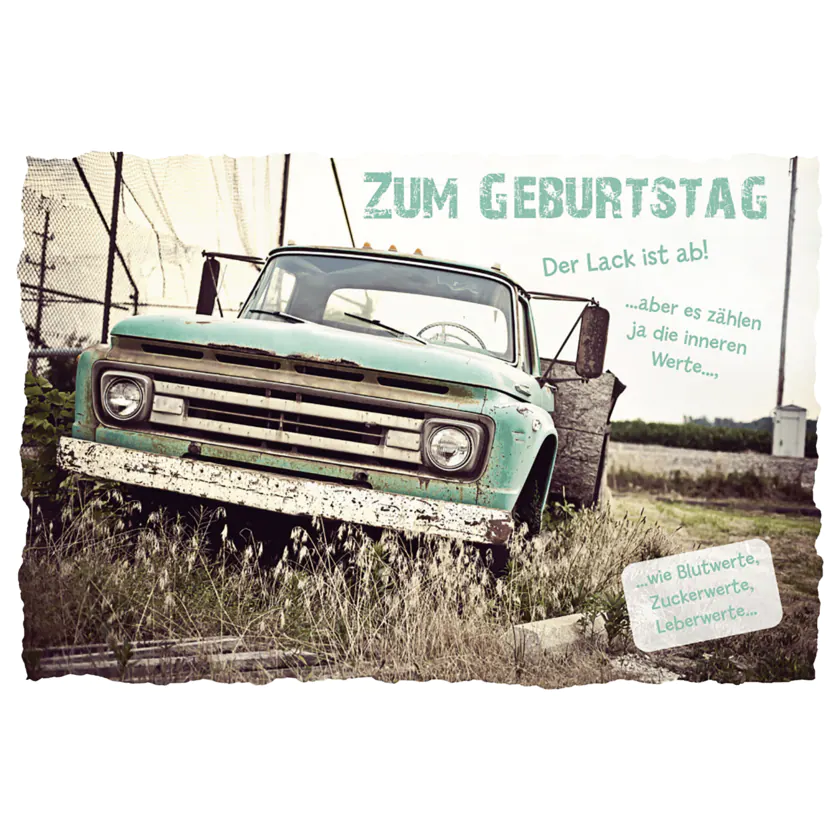 Vivess Geburtstagskarte Auto - 4000867718397