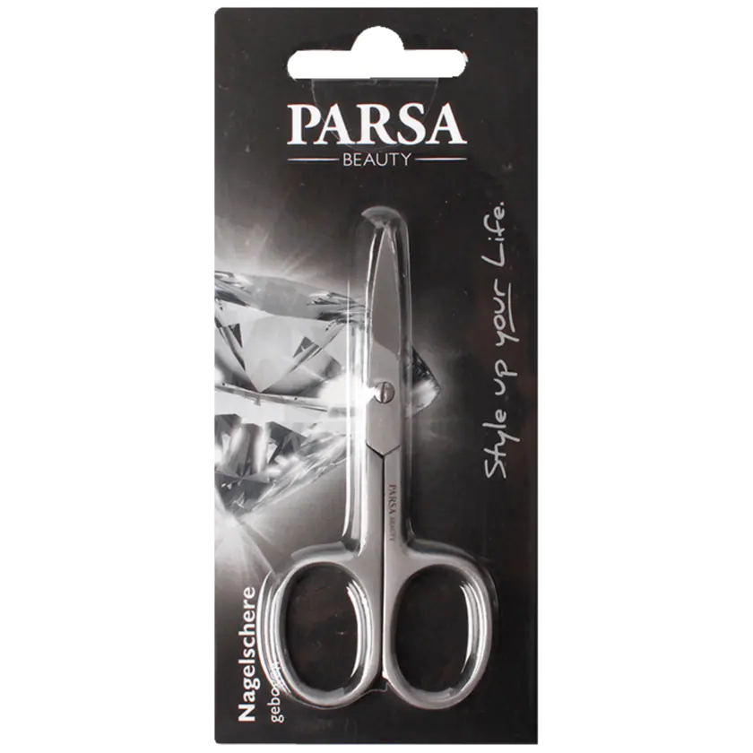 Parsa Beauty Nagelschere gebogen - 4001065250009