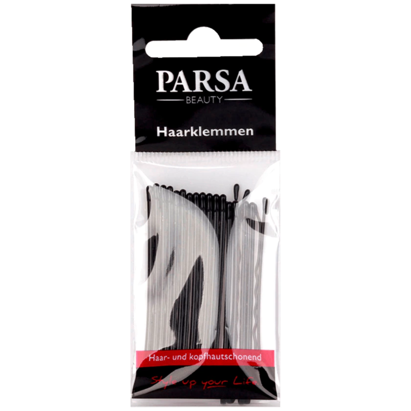 Parsa Beauty Haarklemmen gewellt & schwarz - 4001065265201