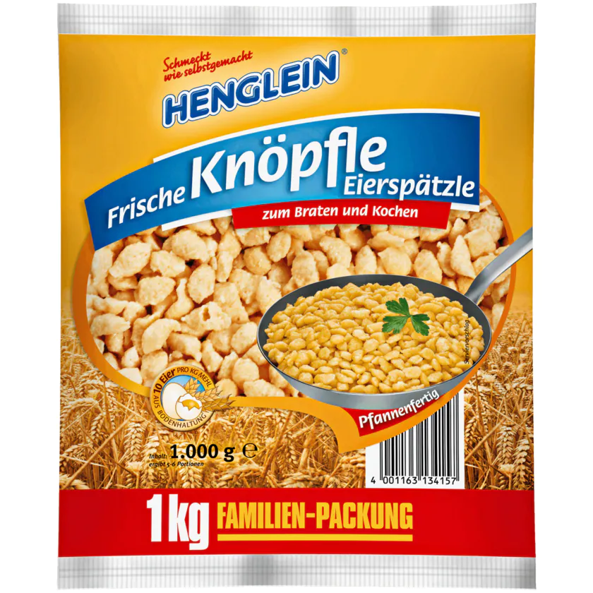 Henglein Knöpfle Eierspätzle 1kg - 4001163134003
