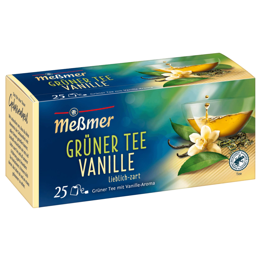 Meßmer Grüner Tee Vanille 44g, 25 Beutel - 4001257000122