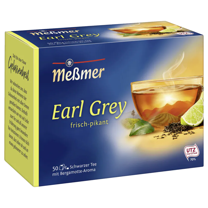Meßmer Earl Grey 88g, 50 Beutel - 4001257001983