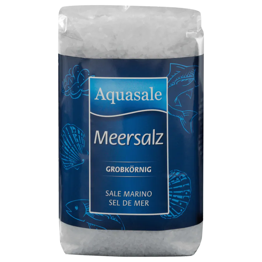 Aquasale Grobes Meersalz 1KG - 4001475112638