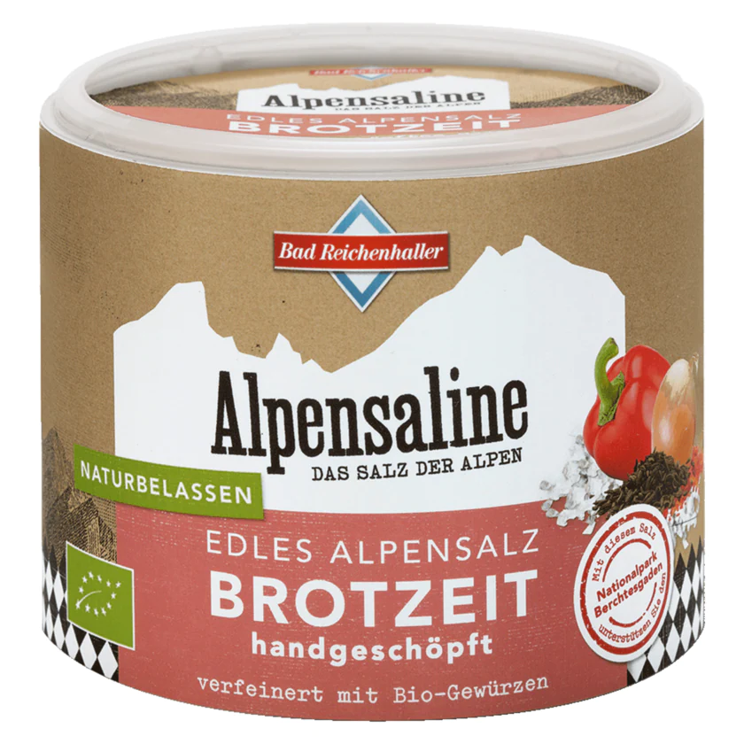 Bad Reichenhaller Alpensaline Alpensalz Brotzeit 100g - 4001475201721