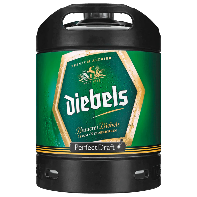 Diebels Premium Altbier PerfectDraft-Fass 6l - 4001479084863