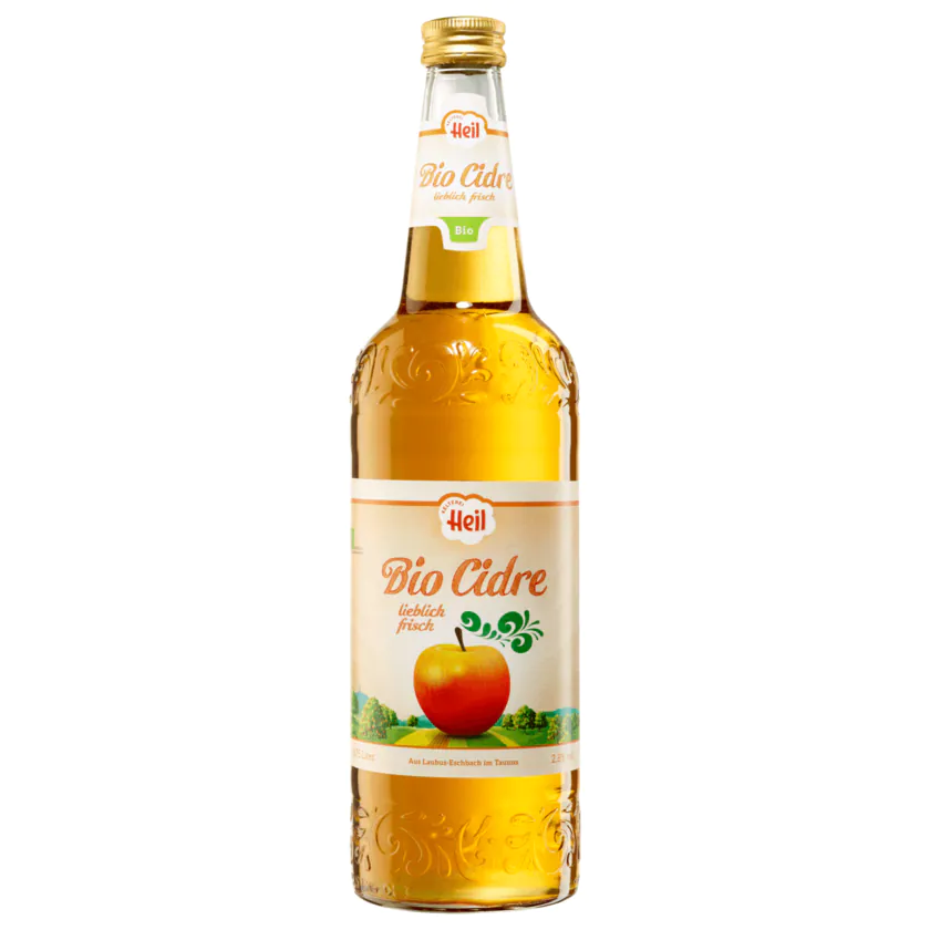 Heil Bio Cidre lieblich frisch 0,75l - 4001490026057