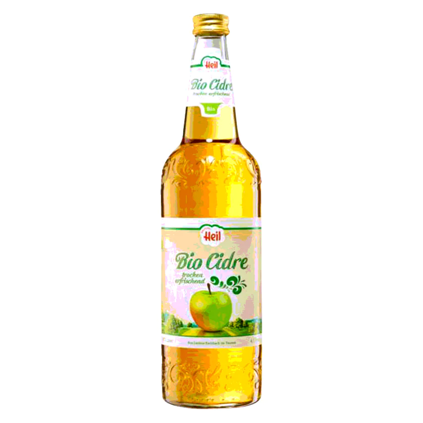 Kelterei Heil Bio Apfel Cidre trocken 0,75l - 4001490026064