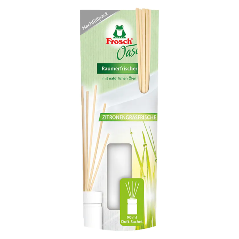 Frosch Oase Raumerfrischer Zitronengras Nachfüllpack 90ml - 4001499116896