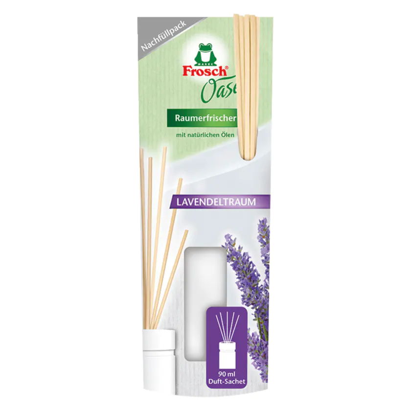 Frosch Oase Raumerfrischer Lavendel Nachfüllpack 90ml - 4001499914607