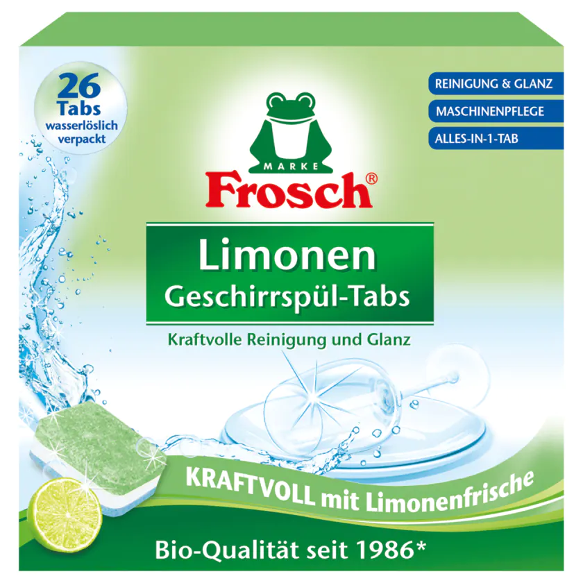Frosch Geschirrspül-Tabs Limonen 550g - 4001499940132