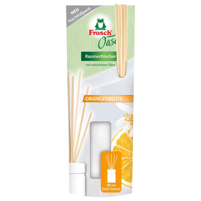 Frosch Oase Raumerfrischer Orangenblüte Nachfüllpack 90ml - 4001499944420