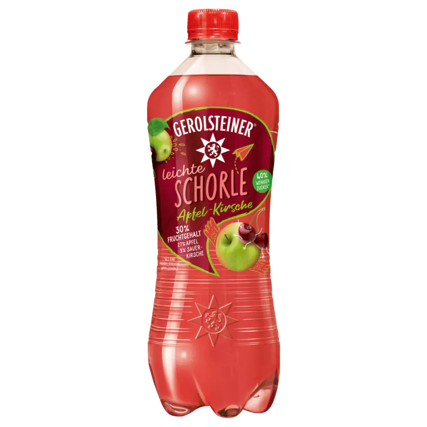 Gerolsteiner Leichte Schorle Apfel-Kirsche 0,75l - 4001513001429