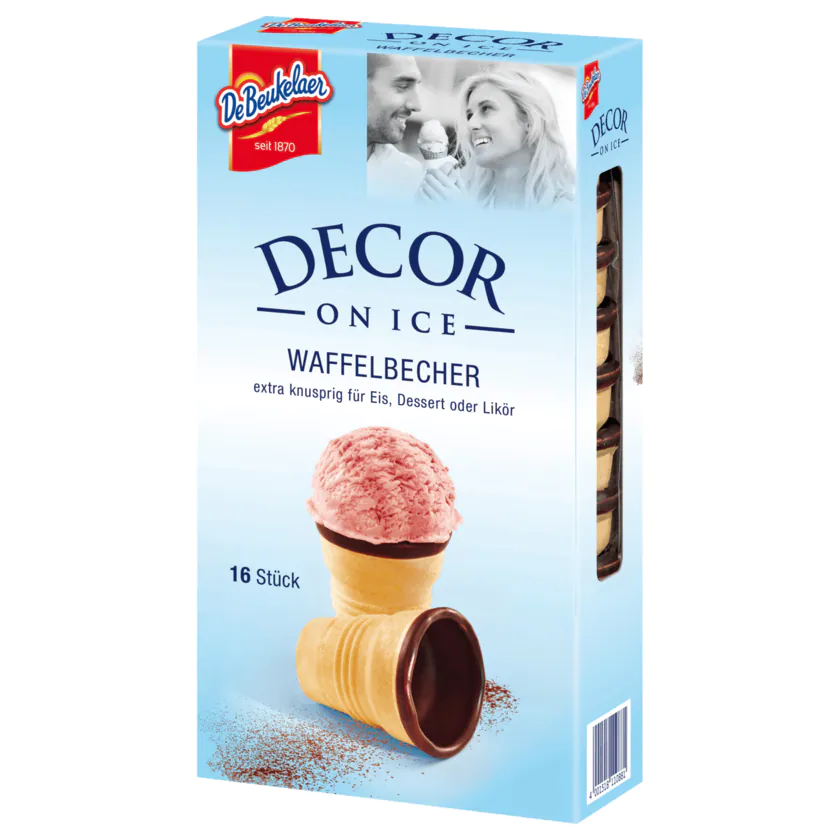 DeBeukelaer Decor on Ice Waffelbecher - 4001518110881