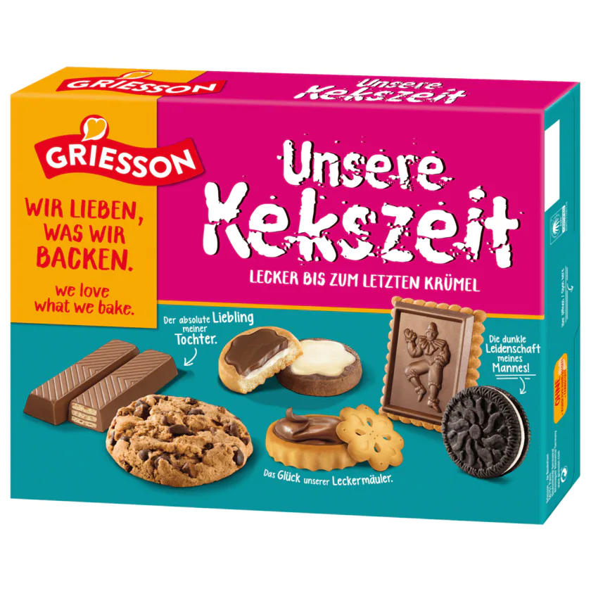 Griesson Unsere Kekszeit Keksmischung 397g - 4001518115787
