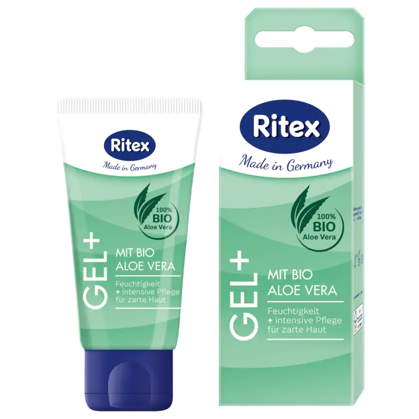 Ritex Gleitgel Gel+ mit Aloe Vera 50ml - 4001669090018