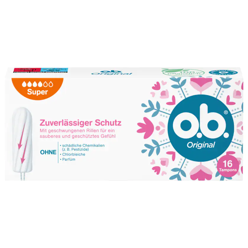 o.b. Tampons Original Super 16 Stück - 4001683001311