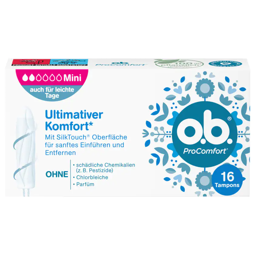 o.b. Tampons ProComfort Mini 16 Stück - 4001683011426