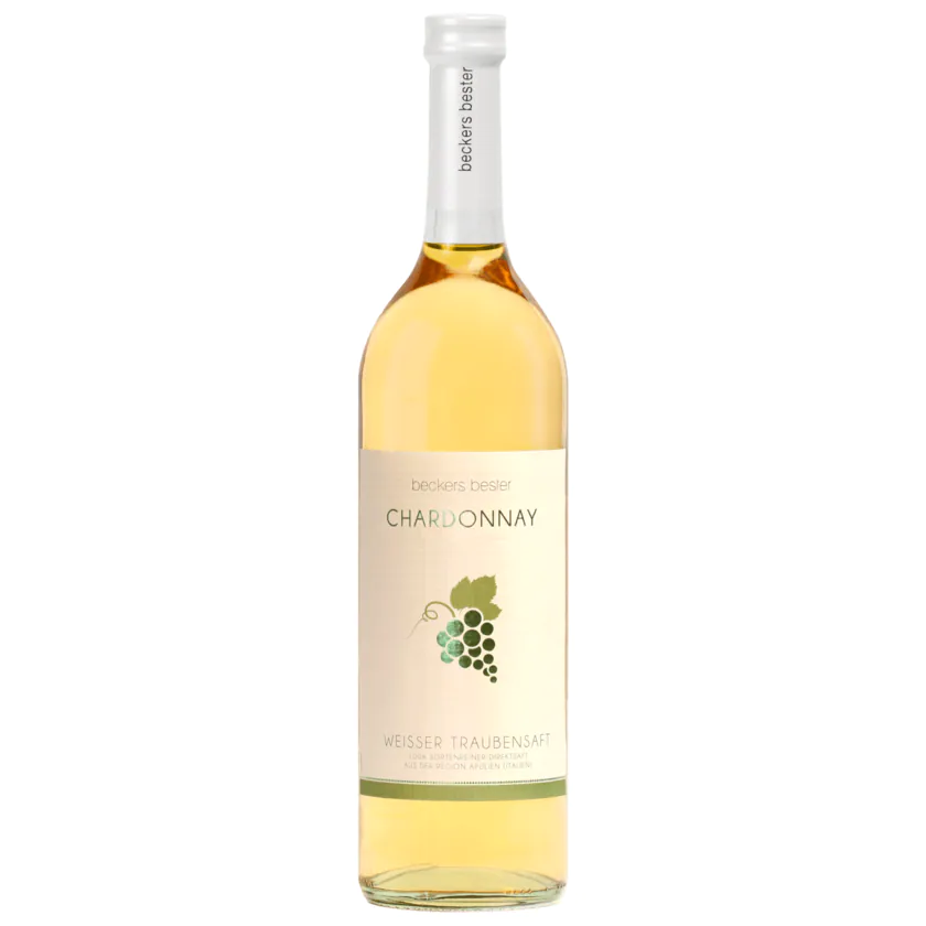 Beckers Bester Traubensaft Weiss Chardonnay 0,7l - 4001716035092