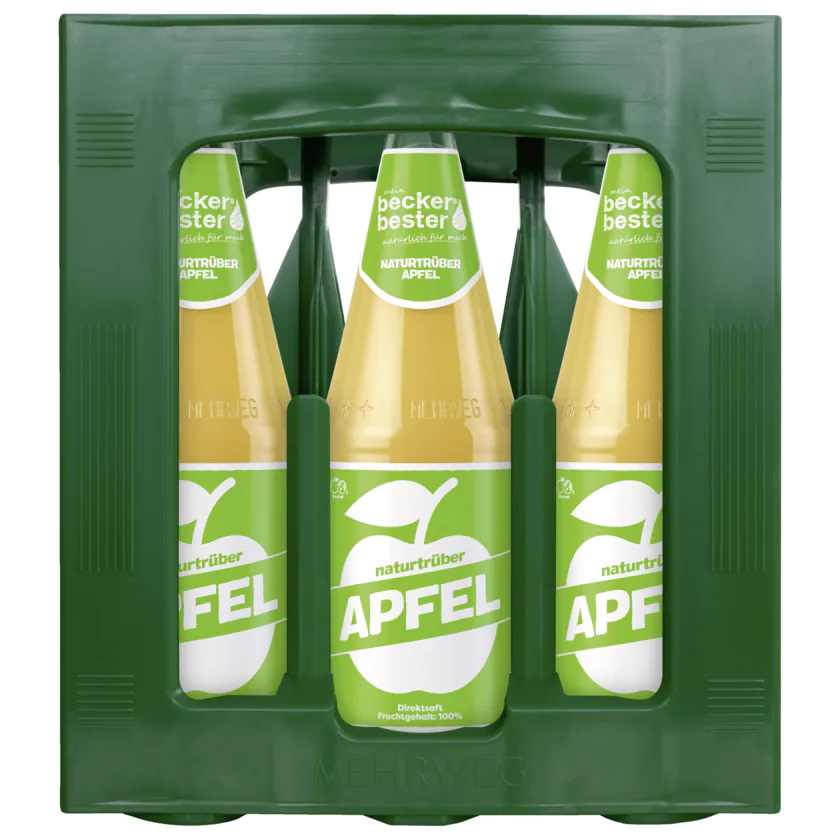 Beckers Bester Apfelsaft naturtrüb 6x1l - 4001716111420