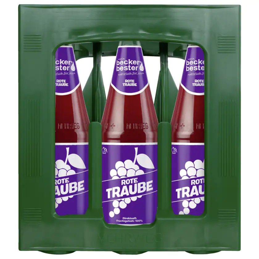 Becker's Bester rote Traube Direktsaft 6x1l - 4001716114025