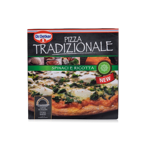 Dr. Oetker traditionale spinach & ricotta cheese pizza 405g - Waitrose UAE & Partners - 4001724032427