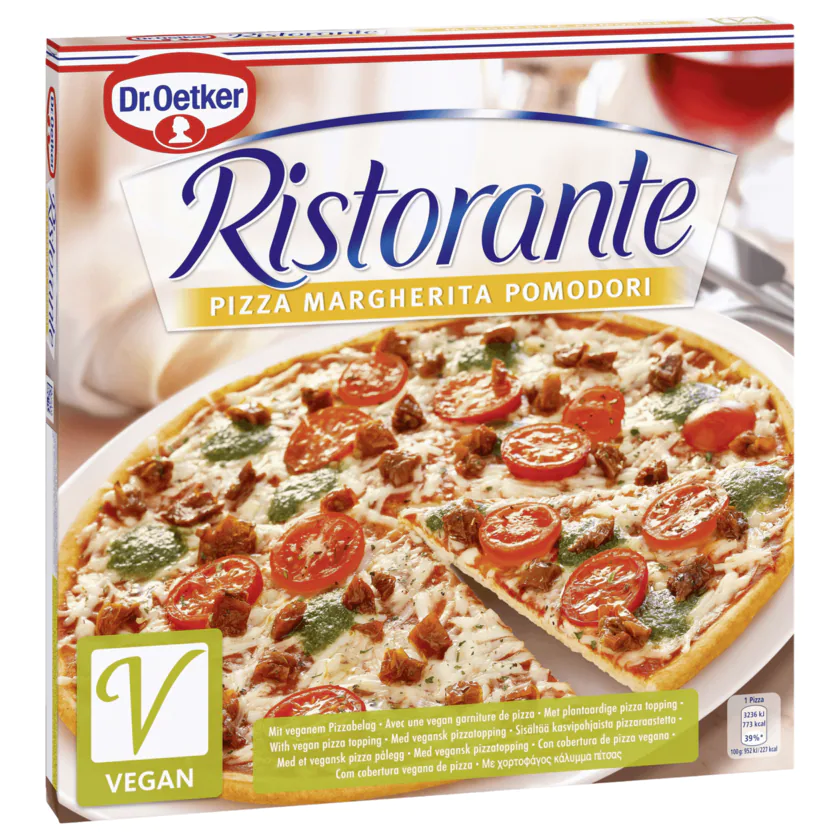Dr. Oetker Ristorante Pizza Margherita Pomodori vegan 340g - 4001724035268