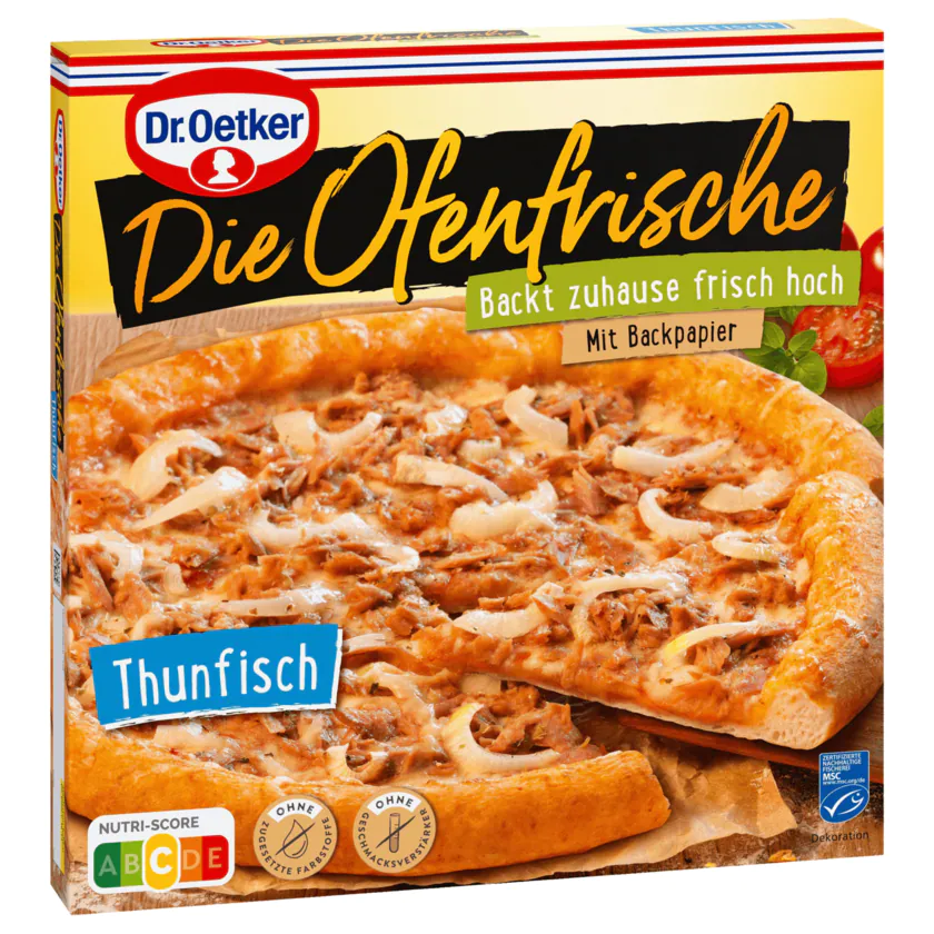 Dr. Oetker Die Ofenfrische Pizza Thunfisch 435g - 4001724036739