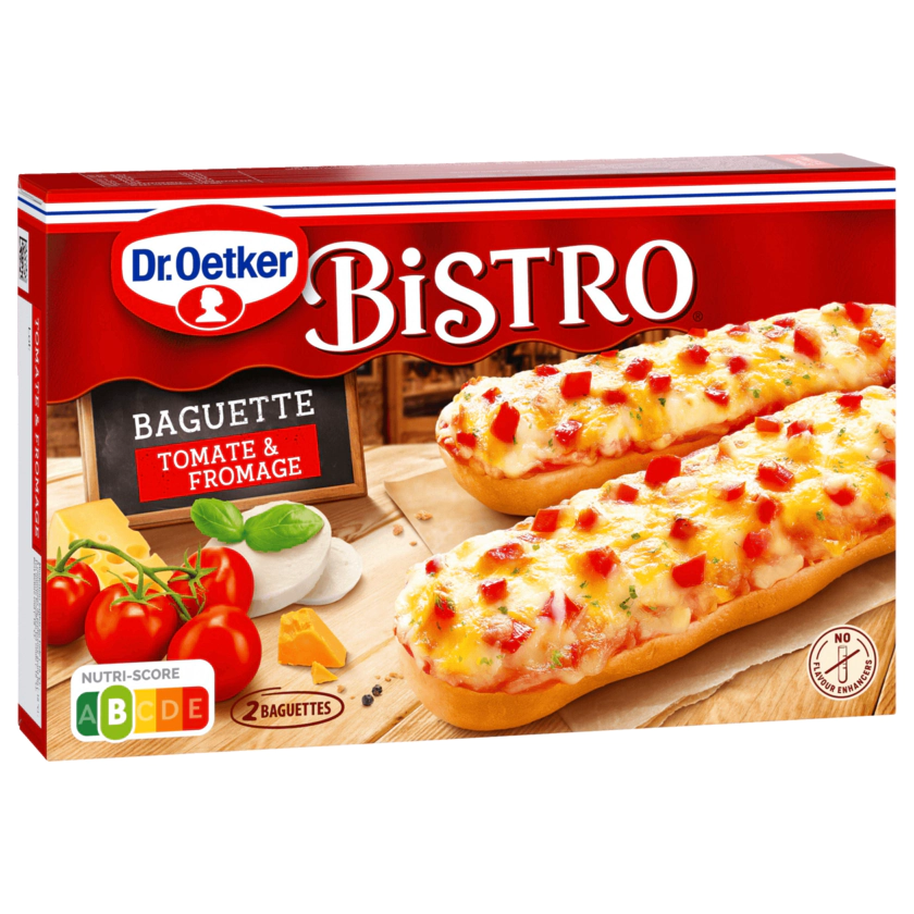 Dr. Oetker Bistro Baguette Tomate & Fromage 250g - 4001724038085