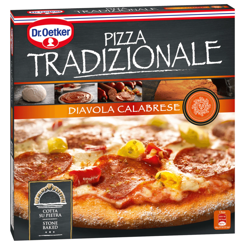 Dr. Oetker Pizza Tradizionale Diavola Calabrese 360g - 4001724038535