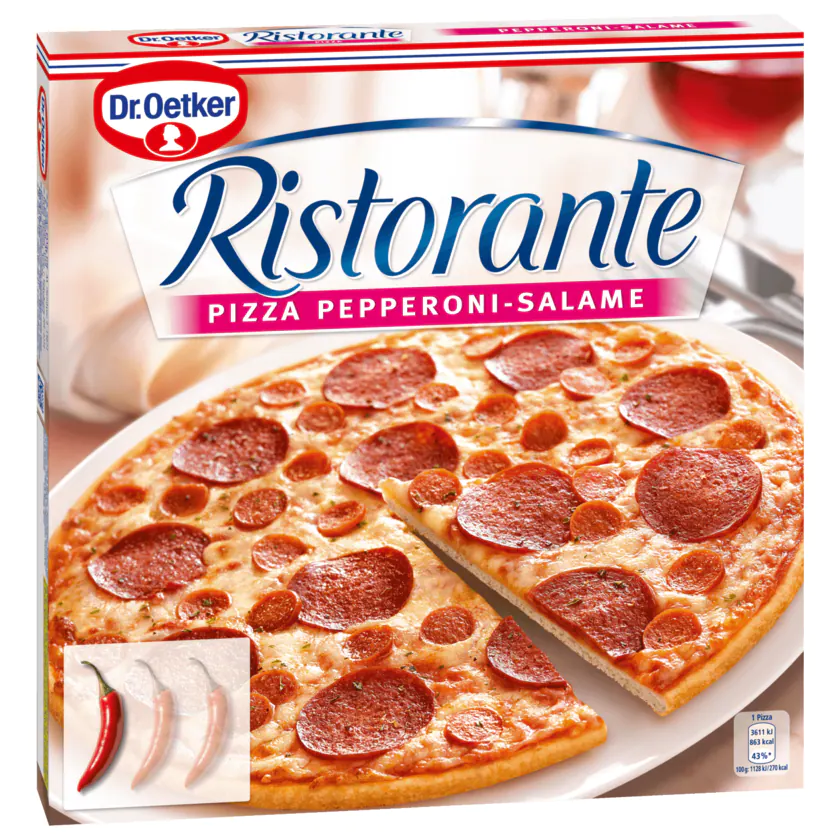 Dr. Oetker Ristorante Pizza Pepperoni-Salame 320g - 4001724039204