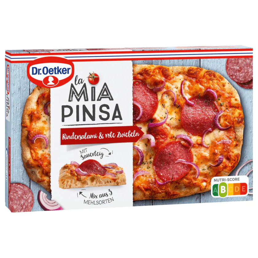 Dr. Oetker La Mia Pinsa Rindersalami & Rote Zwiebeln 305g - 4001724040842