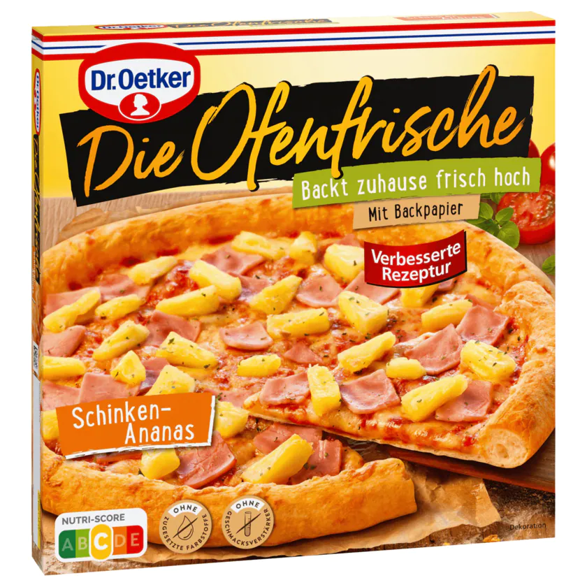 Dr. Oetker Die Ofenfrische Schinken-Ananas 415g - 4001724041139