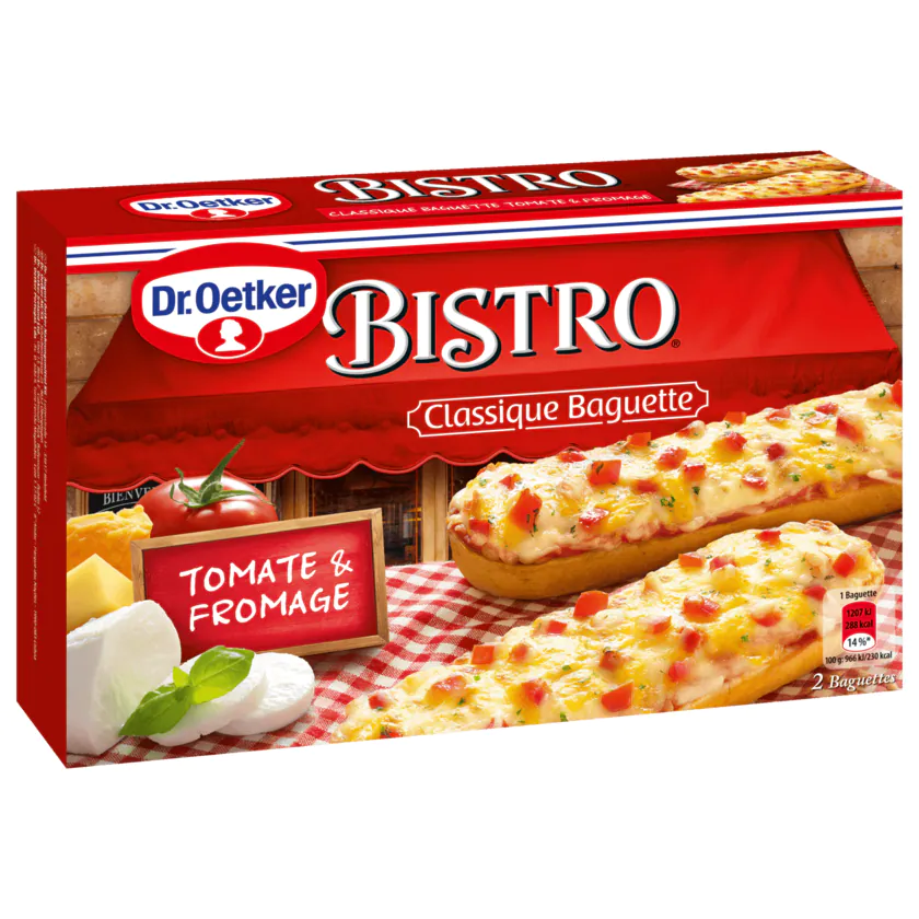 Bistro Classique Baguette Tomate & Fromage - 4001724420309