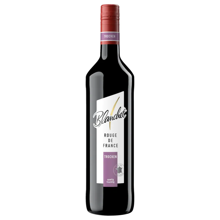 Blanchet Rotwein Rouge de France trocken 0,75l - 4001731763994