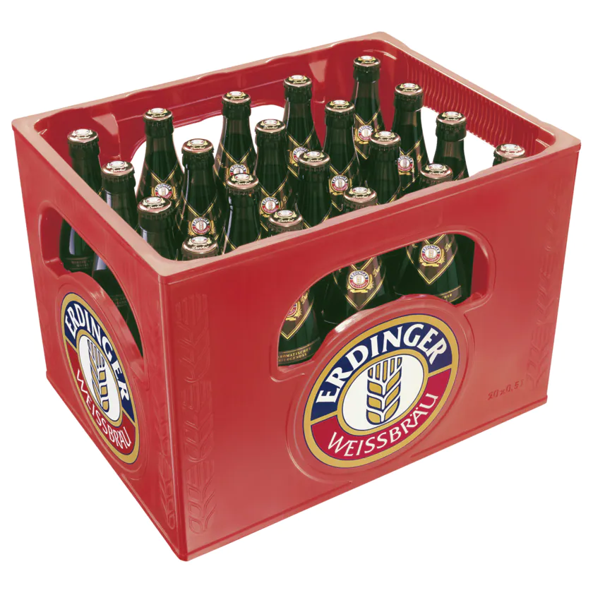 Erdinger Weißbier Dunkel 20x0,5l - 4002103010036