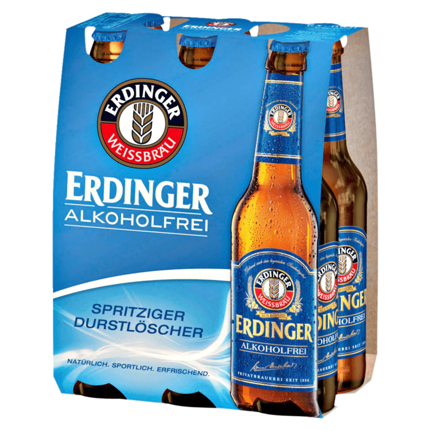 Erdinger Weißbier alkoholfrei 6x0,33l - 4002103249917