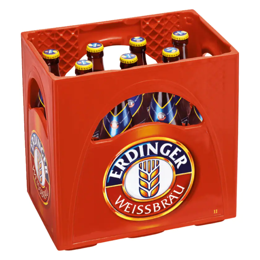 Erdinger Zitrone Alkoholfrei 11x0,5l - 4002103297017
