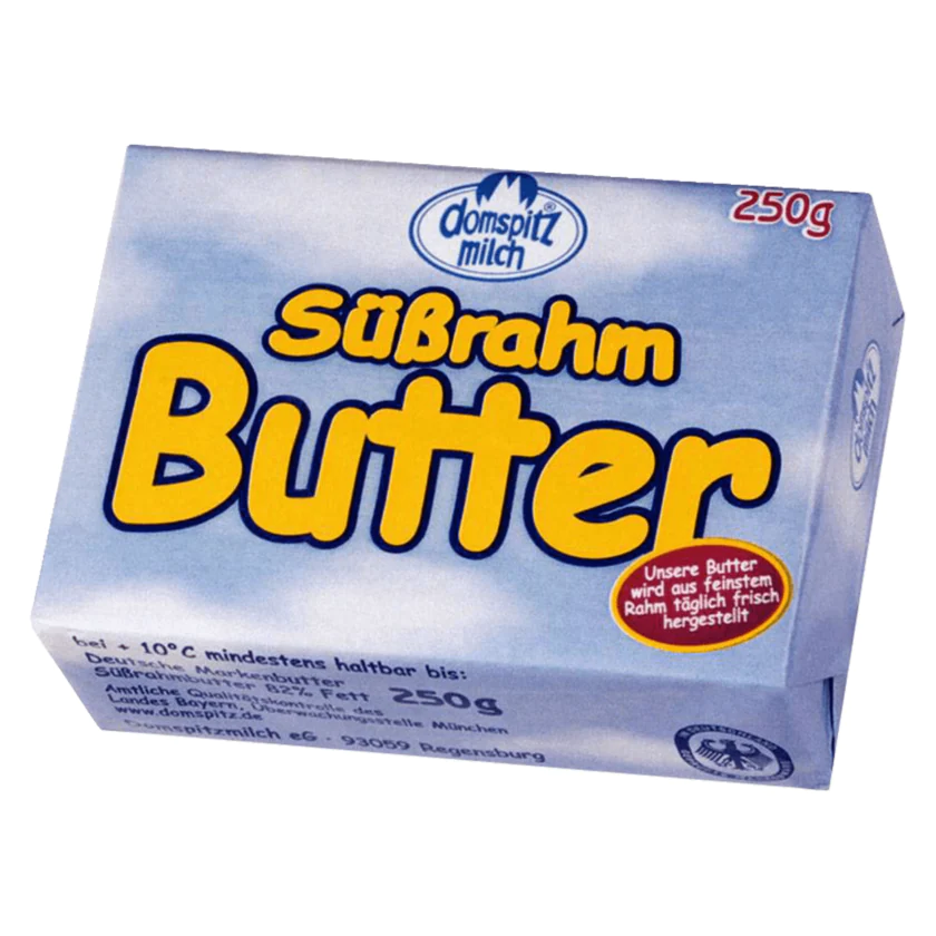 Domspitzmilch Süßrahm Butter 250g - 4002174001285
