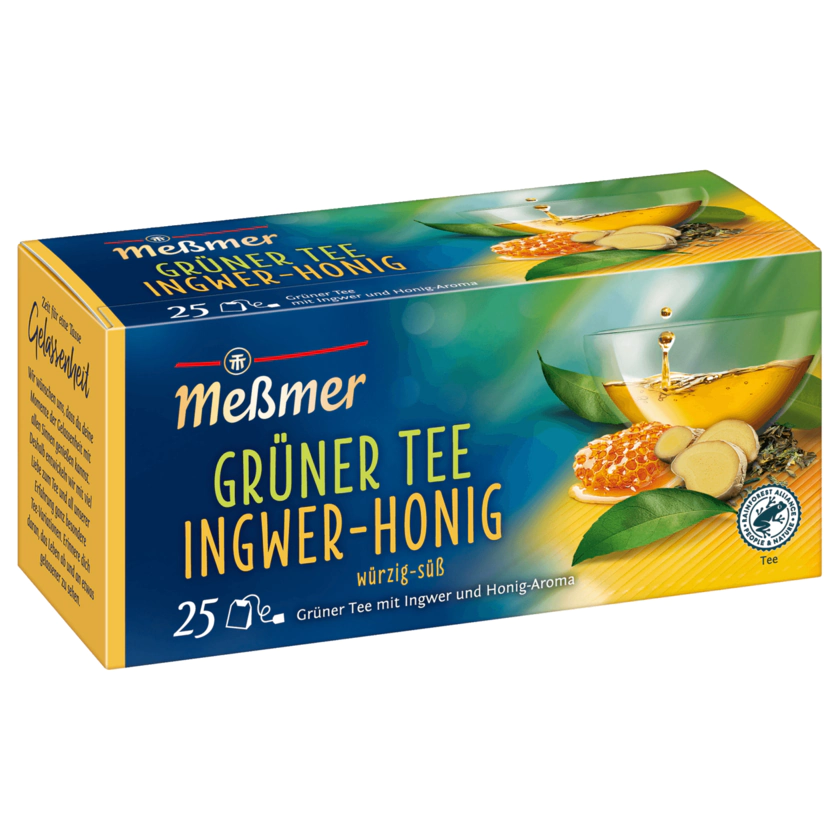 Meßmer Grüner Tee Ingwer-Honig 44g, 25 Beutel - 4002221023857