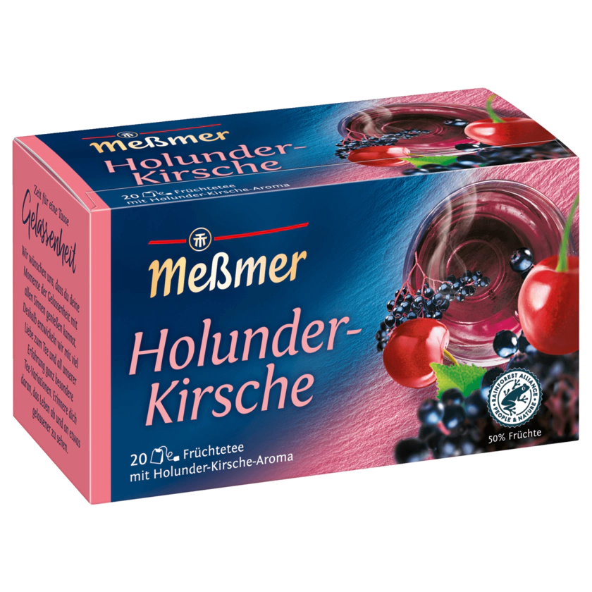 Meßmer Tee Holunder-Kirsche 20ST 55G - 4002221030053