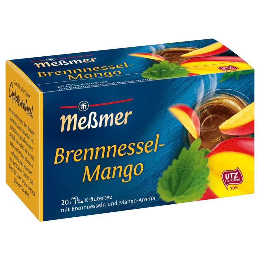 Meßmer Tee Brennessel-Mango 20ST 35G - 4002221030237