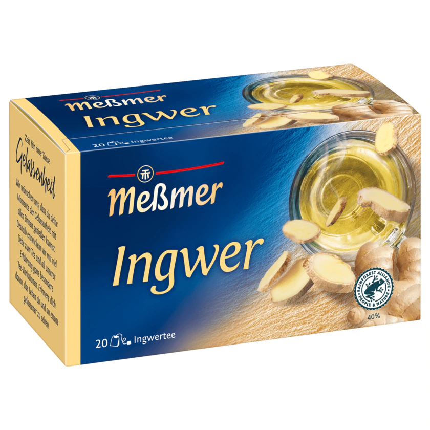 Meßmer Ingwer Tee 20ST 40G - 4002221030299