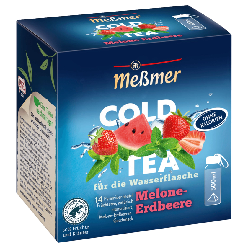 Meßmer Cold Tea Melone-Erdbeere 14ST 38,5G - 4002221037595