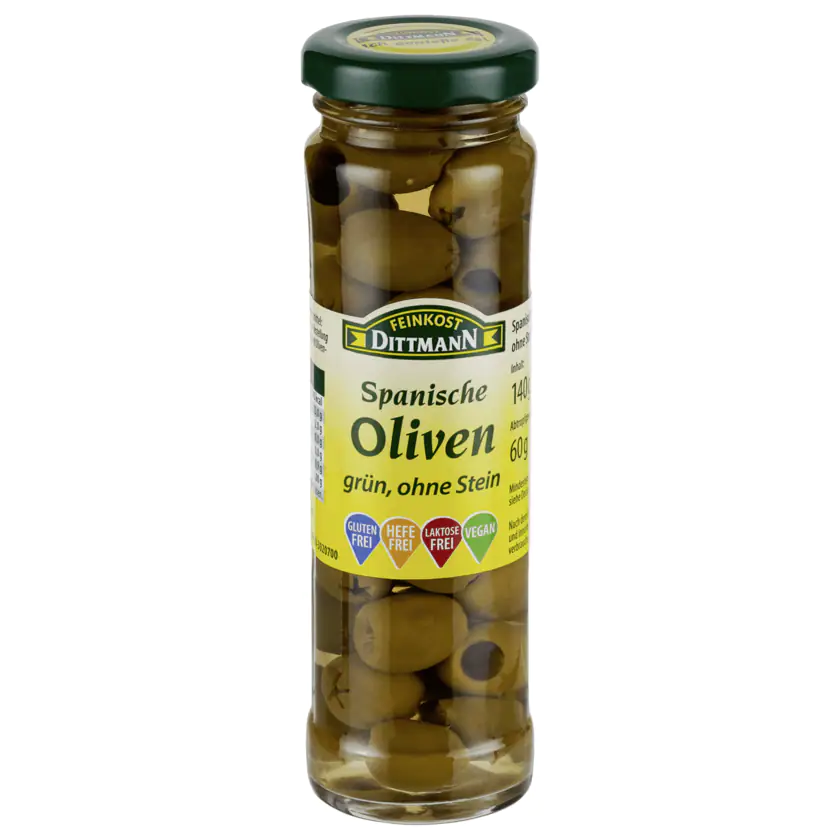 Spanische Oliven grün ohne Stein - 4002239483001