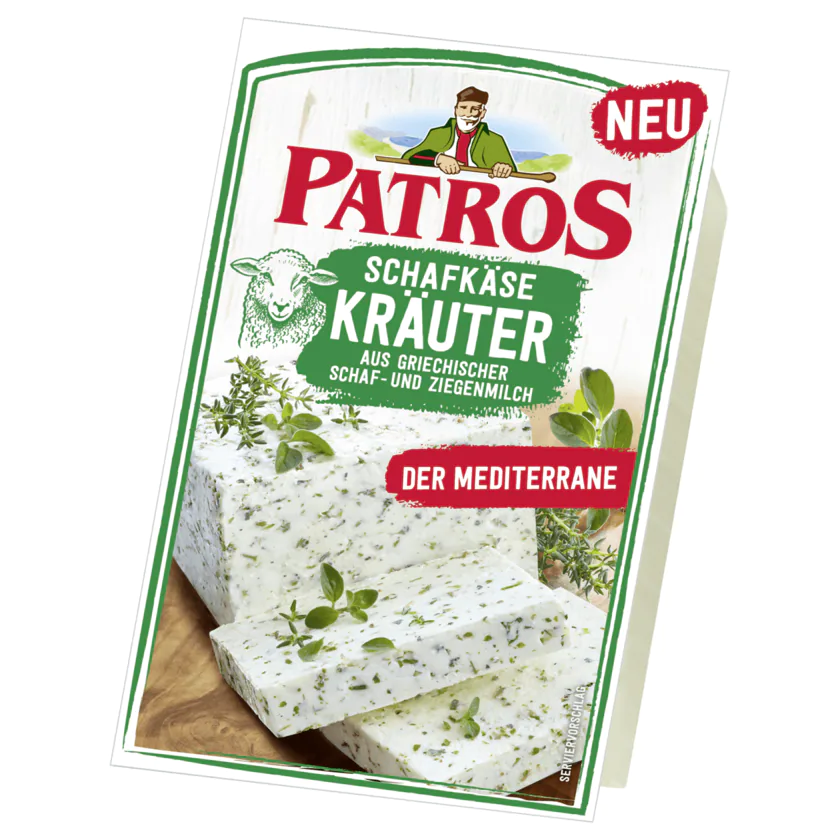Patros Schafkäse Kräuter 150g - 4002468207157